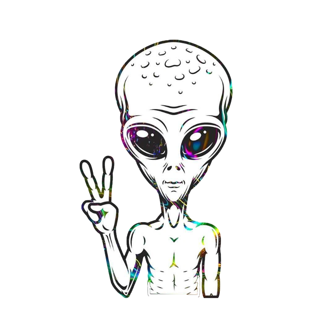 Alien sticker